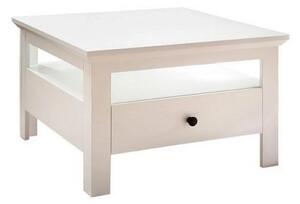 Masuta mica alba BRANDSON, alb, PAL laminat, 70x70x46 cm
