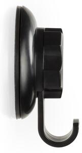 Set 4 cârlige autoadezive de perete Compactor Bestlock Black, ⌀ 5,4 cm, negru