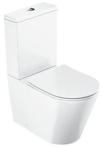 Ravak Elegant wc compact cu capac soft-close alb X01872