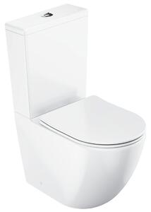 Ravak Optima wc compact cu capac soft-close alb X01870