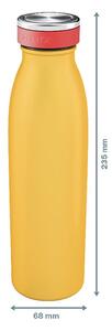 Sticlă pentru apă Leitz Cosy, volum 0,5 l, galben