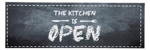 Covor de bucătărie / traversă Hanse Zala Living Open Kitchen 50 x 150 cm, gri