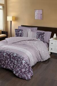 Lenjerie de pat pentru o persoana (DE), Ivy - Lilac, Victoria, Bumbac Satinat