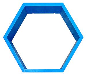 Raft Helen, hexagon, albastru