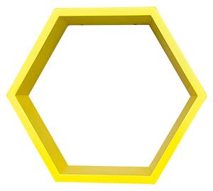 Raft Helen, hexagon, galben