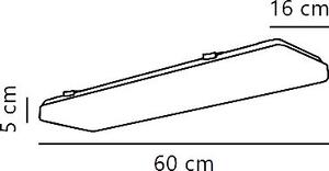 Nordlux Trenton lampă de tavan 1x23 W alb 47856101