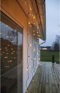Șirag luminos pentru exterior cu LED Star Trading Curtain, lungime 1,3 m
