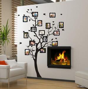 INSPIO-Producție cadouri și deco - Autocolant pentru perete - copac cu fotografii 9x13cm