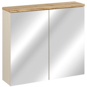 Comad Bali Cashmere dulap 80x20x70 cm cu oglinda bej BALI CASHMERE 84-80-2D