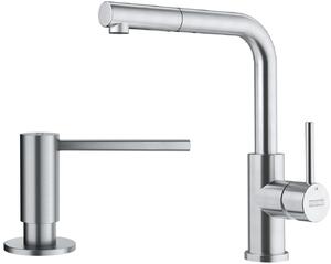 Set baterie bucătărie Franke Smart Glenda 115.0706.986, dozator de lichid Franke Atlas 112.0717.084