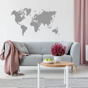 INSPIO-Producție cadouri și deco - Autocolant de perete - Harta lumii