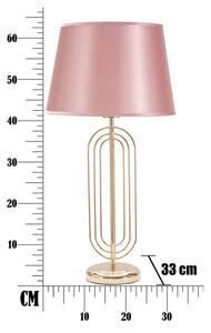 Veioză Mauro Ferretti Krista, înălțime 64 cm, roz