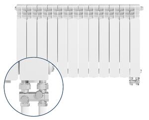 KFA Armatura G500F calorifer de cameră 57.2x96.6 cm podłączenie inferior alb 789-122-44