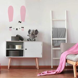 Set autocolante pentru perete Ambiance Cute Bunny
