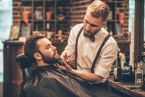 Fotografie Beard grooming., g-stockstudio