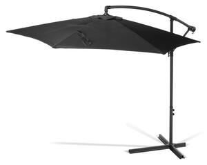 Umbrelă de soare neagră fără suport ø 300 cm Happy Sun - Bonami Essentials
