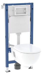 Geberit Duofix Basic set vas cu capac și cadru 118.343.00.3
