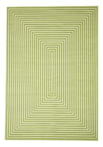 Covor adecvat pentru exterior Floorita Braid, 133 x 190 cm, verde