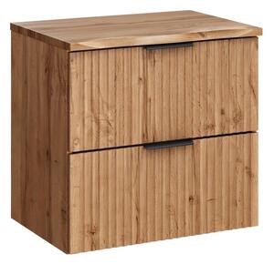 Set dulap Comad Adel Oak ADEL OAK 82-60-B-2S, blat Comad Nature Wotan NATURE WOTAN 89-60-46 M