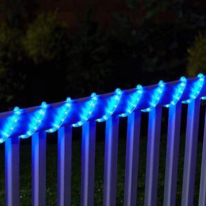 Instalaţie luminoasă – tip șarpe 20m 480LED 8 Funcții Albastru