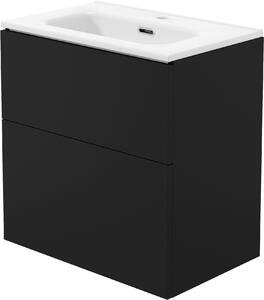 Deante Prizma lavoar cu dulap 60 cm negru STNU6U6U6M