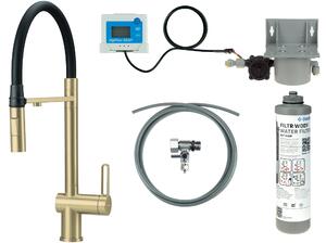 Deante Magnetic set starter cu baterie bucătărie pe picior aur/aur vechi BRMFR75M