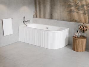 Set cadă de colț Besco Avita #WAV-160-NL, carcasa pentru cadă Besco Avita OAV-160-NSR