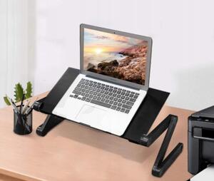Măsuță pentru laptop cu cooler și USB 42x26cm