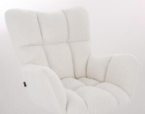HR650W Crem Boucle Scaun Bază Cromata