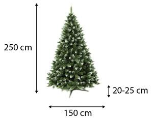 Brad de Crăciun 250 cm Luxury Diamond