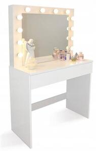 Măsuță de toaletă cu oglindă LED Mademoiselle