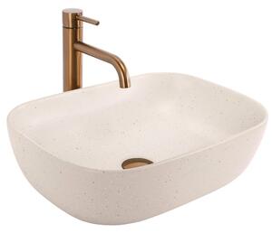 Rea Belinda lavoar 46.5x33 cm dreptunghiular de blat maro/bej mat REA-U4000