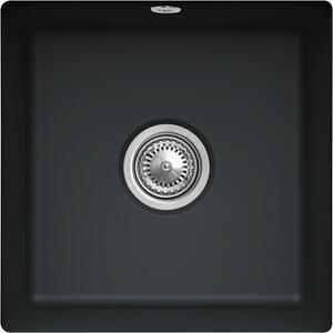 Villeroy & Boch Subway chiuveta din ceramica 44x44 cm negru 332501R7