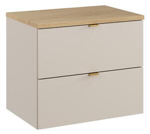 Set dulap Comad Dalia Cashmere DALIA CASHMERE 82-60-46-2S, blat Comad Nordic Cremona CREMONA 89-60-46 M