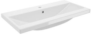Defra Go lavoar 81x41 cm dreptunghiular mobilier alb luciu 1054