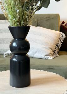Vaza ceramica neagra BUKAN HIGH 27 cm