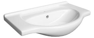 Defra Roberto lavoar 75x48 cm semicircular mobilier alb luciu 1523