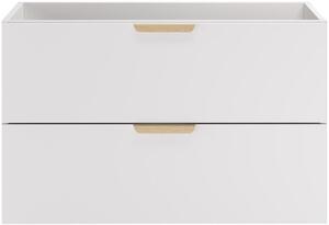 Comad Aster White dulap 80x45.6x50 cm sub chiuveta pe perete alb ASTER WHITE 82-80-46-2S
