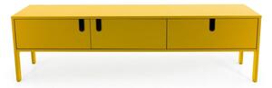Comodă joasă Tenzo Uno, lățime 171 cm, galben