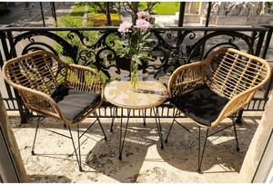 Set mobilier de grădină din ratan artificial Bonami Essentials Tropea