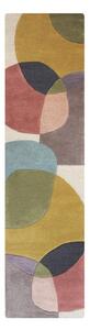 Covor tip traversă țesut manual din lână 60x230 cm Glow Multi – Flair Rugs