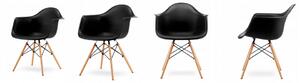 Set scaune BLACK MODERN 3 + 1 GRATIS!