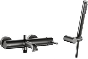 KFA Armatura Moza Gun Metal Grey baterie cadă-duș perete grafit 5034-520-61