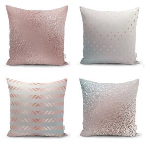 Set 4 fețe de pernă Minimalist Cushion Covers All About Pastel, 45 x 45 cm