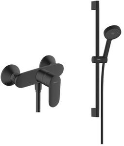 Set baterie de duș Hansgrohe Vernis Blend 71640670, set de duș Hansgrohe Activera Select S 28044670