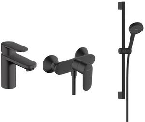 Set baterie de duș Hansgrohe Vernis Blend 71640670, baterie lavoar Hansgrohe Vernis Blend 71580670, 28044670