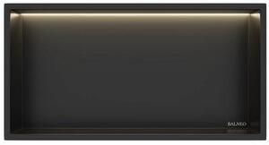 Balneo Wall Box raft de nișă 60 cm negru B0101020109-2