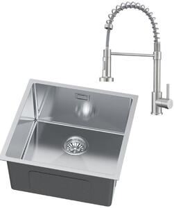 Ruvetti Cooksy Steel Chef chiuveta cu baterie oțel/oțel LPCSC4444BSSE