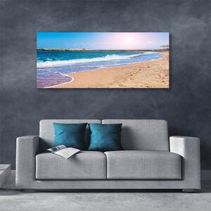 Tablou pe panza canvas Ocean Beach Peisaj Albastru Maro