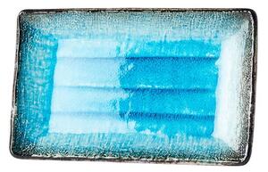 Farfurie servire din ceramică MIJ Sky, 21 x 13,5 cm, albastru